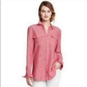 Banana Republic | Soft Wash Linen Shirt size large